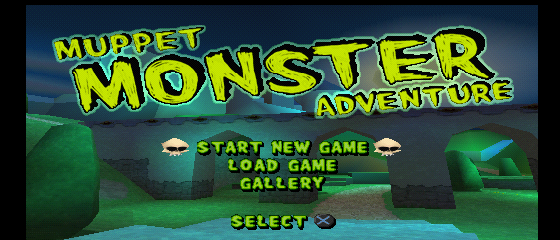 Muppet Monster Adventure Title Screen